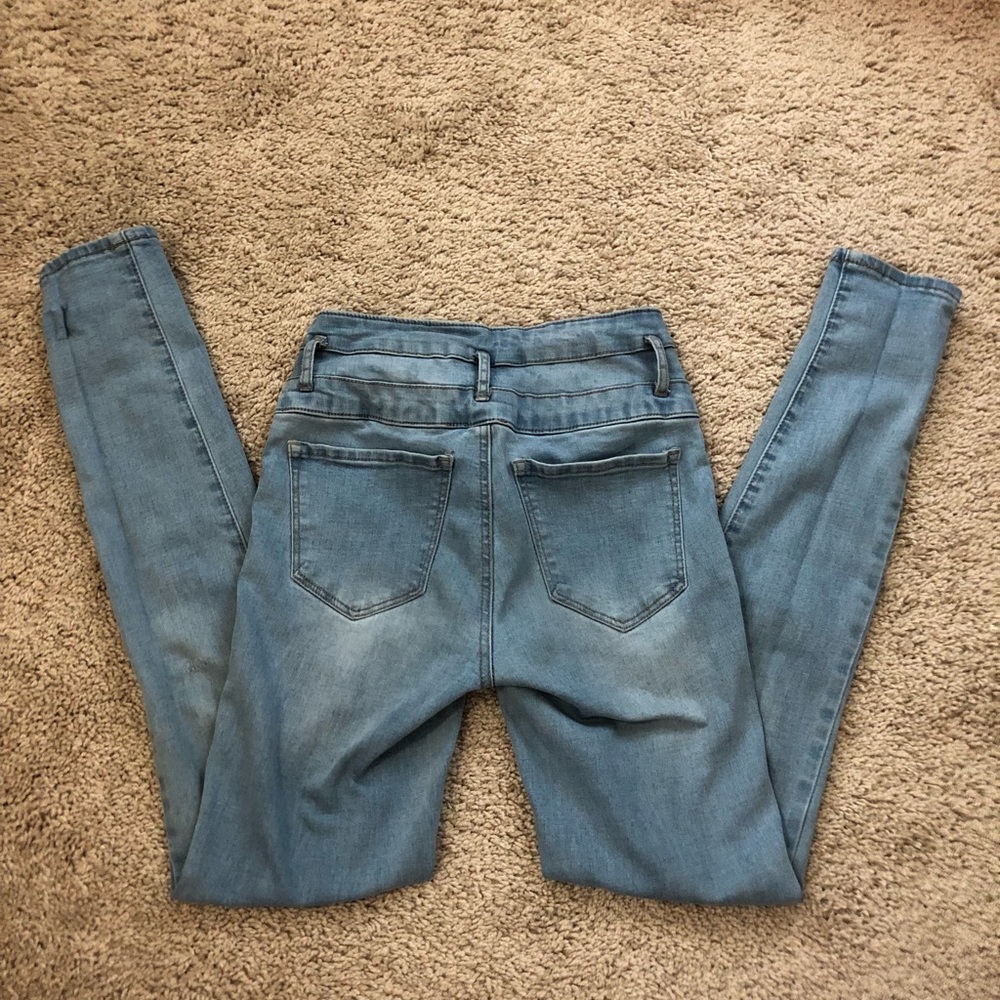 Refuge high waisted skinny jeans